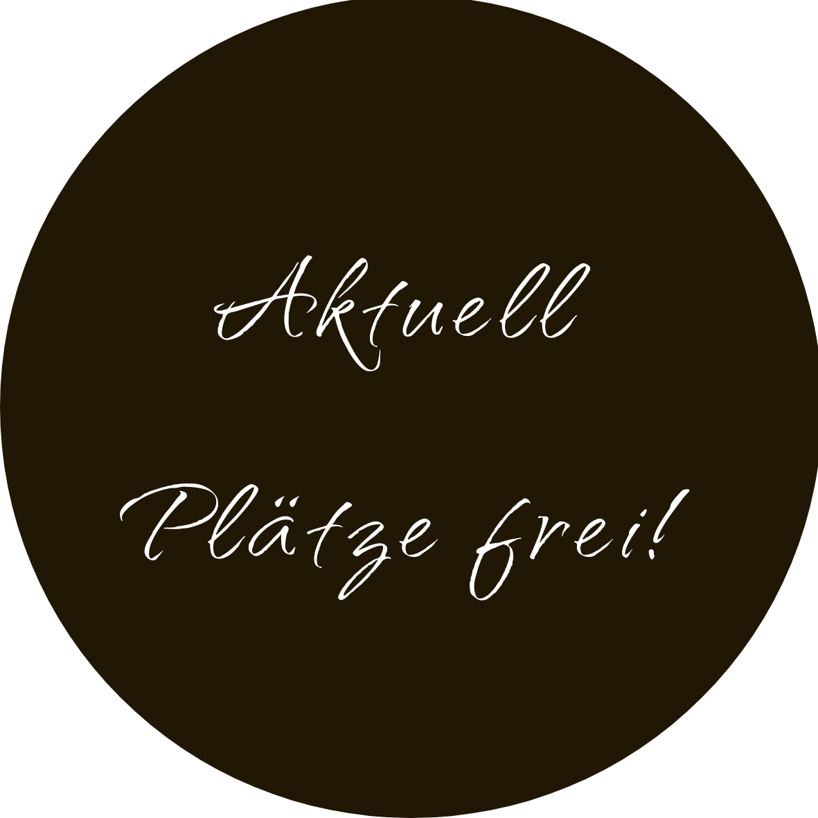 Aktuell Plätze frei